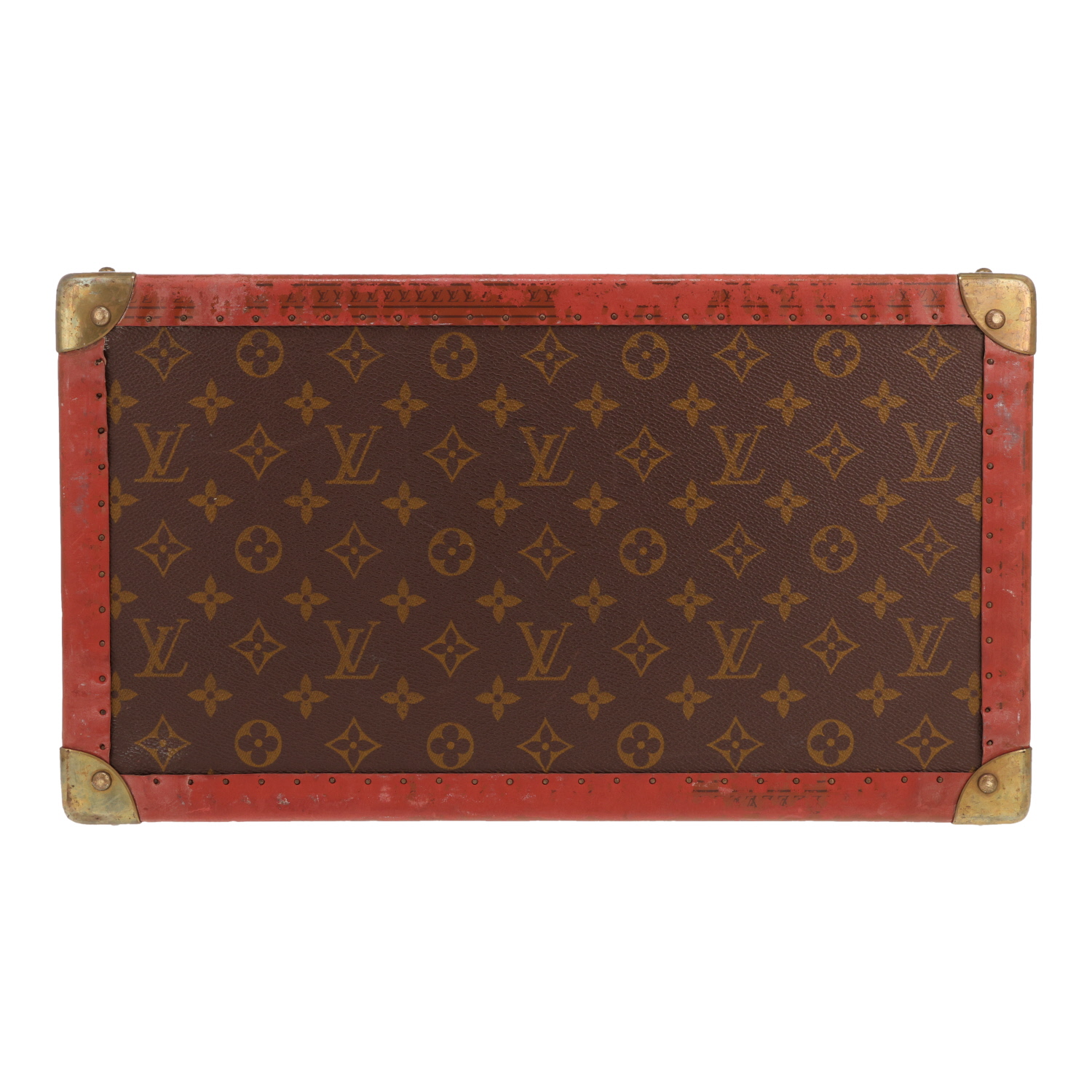 Vanity Louis Vuitton  First-aid kit in brown Monogram canvas and brown lozine - Detail D1