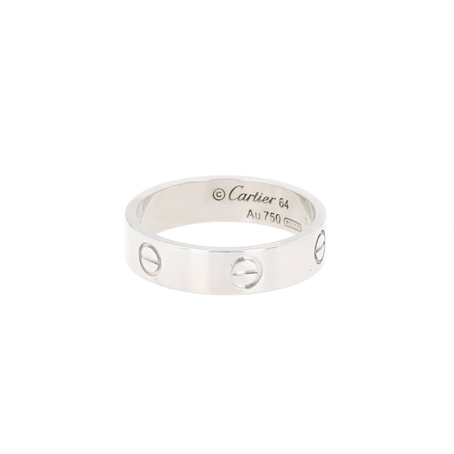 Bague Cartier Love en or blanc