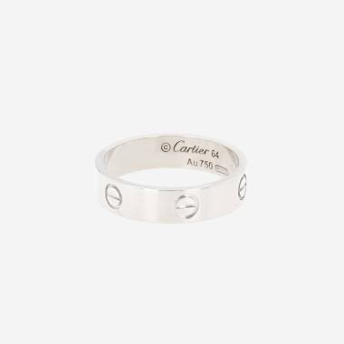 Bague Cartier Love en or blanc