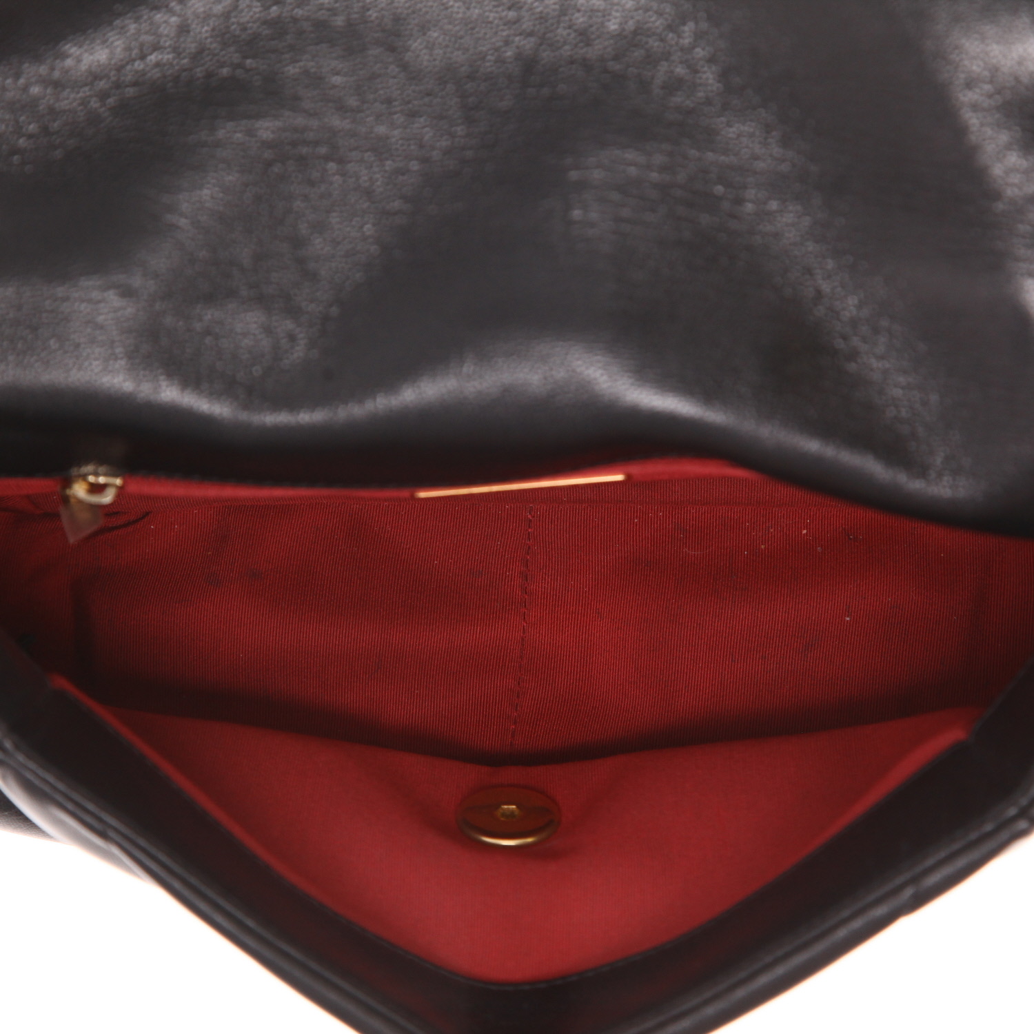 Chanel 19 shoulder bag in black quilted leather - Detail D3
