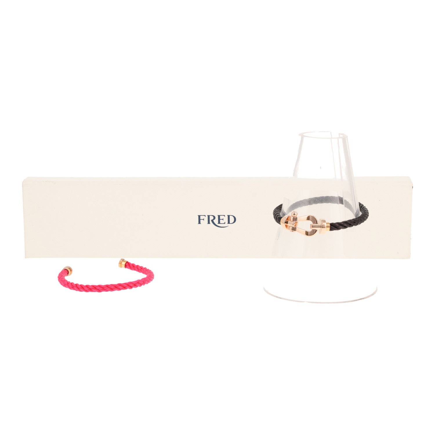 Pulsera Fred Force 10, modelo grande, en oro rosa