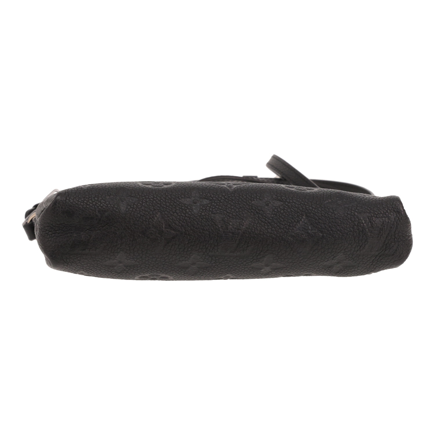 Sac bandoulière Louis Vuitton  Pallas en cuir monogram empreinte noir - Detail D1