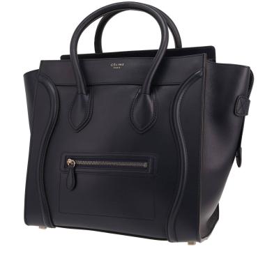 Celine Luggage handbag in Bleu Marine leather