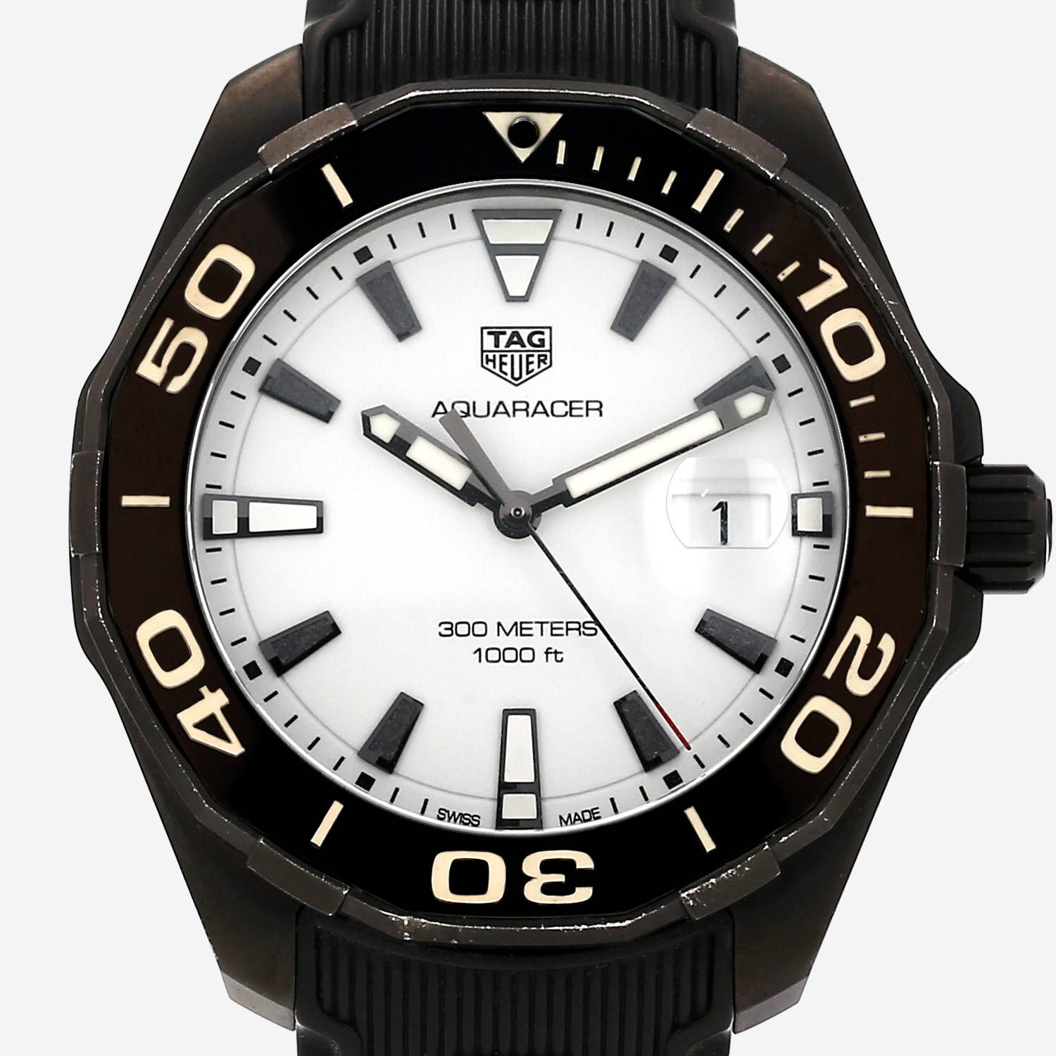TAG Heuer Aquaracer titanium watch, Ref: TAG Heuer - WAY108A Circa 2020