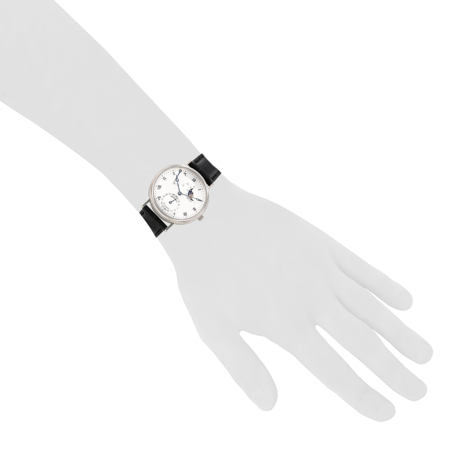 Breguet Classic Complication watch in white gold, Ref: Breguet - 3130  Circa 1990 - Detail D1
