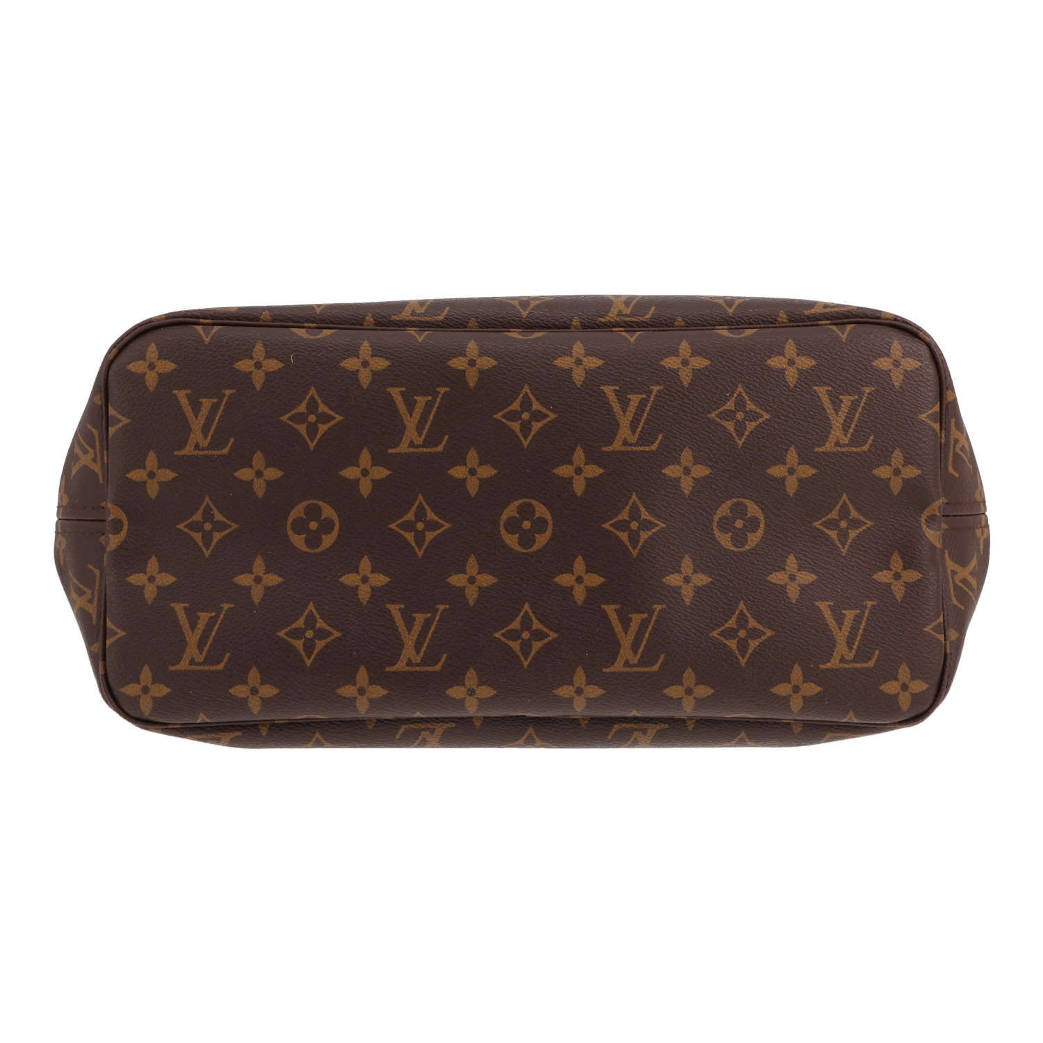 Louis Vuitton Neverfull Limited Edition tote bag in brown Monogram canvas and natural leather - Detail D1