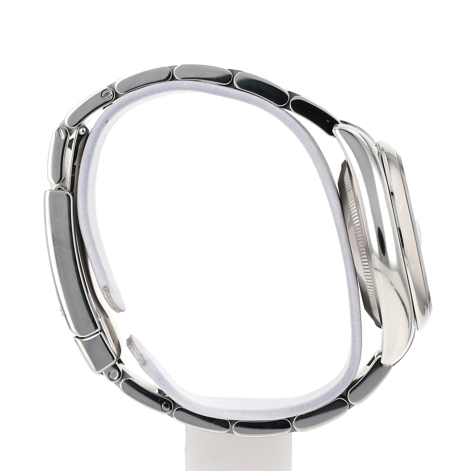 Montre Rolex Oyster Perpetual Date en acier Ref: Rolex - 115200  Vers 2007 - Detail D4