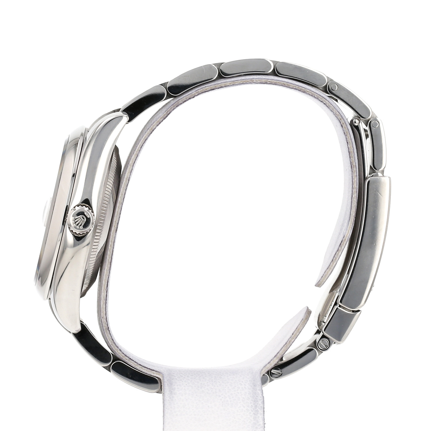 Montre Rolex Oyster Perpetual Date en acier Ref: Rolex - 115200  Vers 2007 - Detail D6