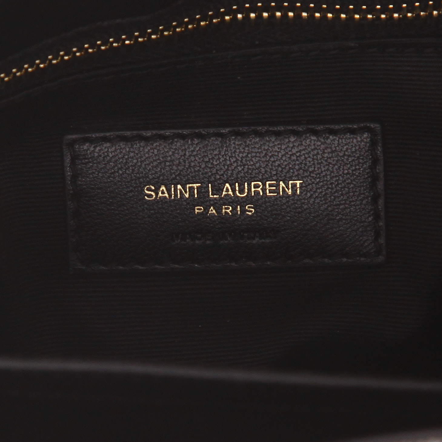 Saint Laurent Toy Loulou shoulder bag in grey denim canvas - Detail D2
