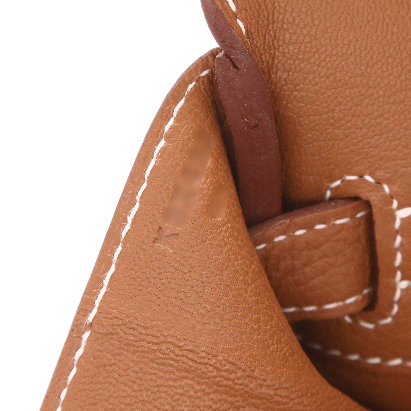 Hermès Birkin handbag, 30 cm, in Gold Togo leather - Detail D4