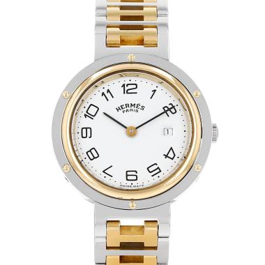 Montre Hermès Clipper en acier Vers 2000