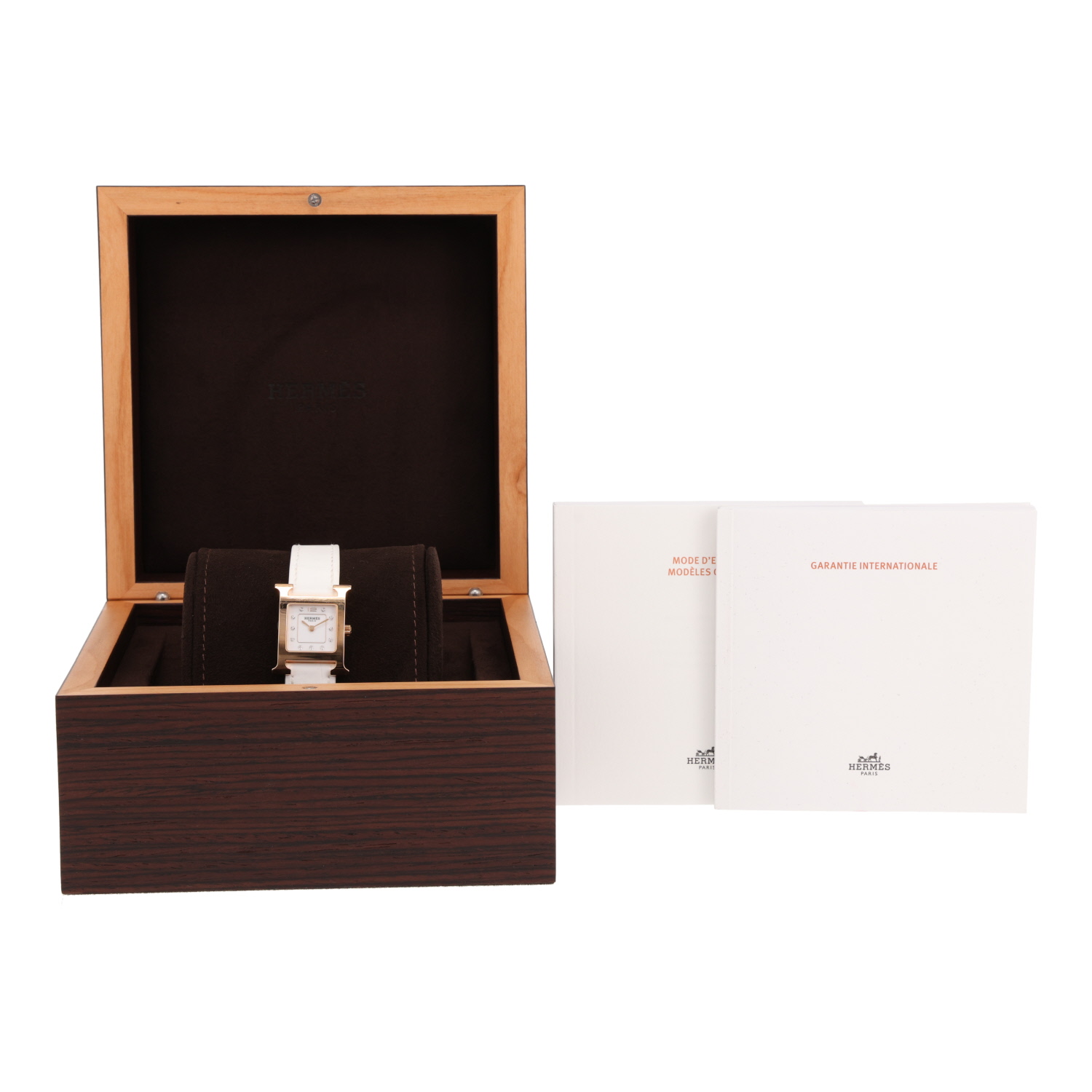 Orologio Hermès Heure H, modello piccolo, placcato in oro. Rif.: Hermès - HH1.202. Intorno al 2026