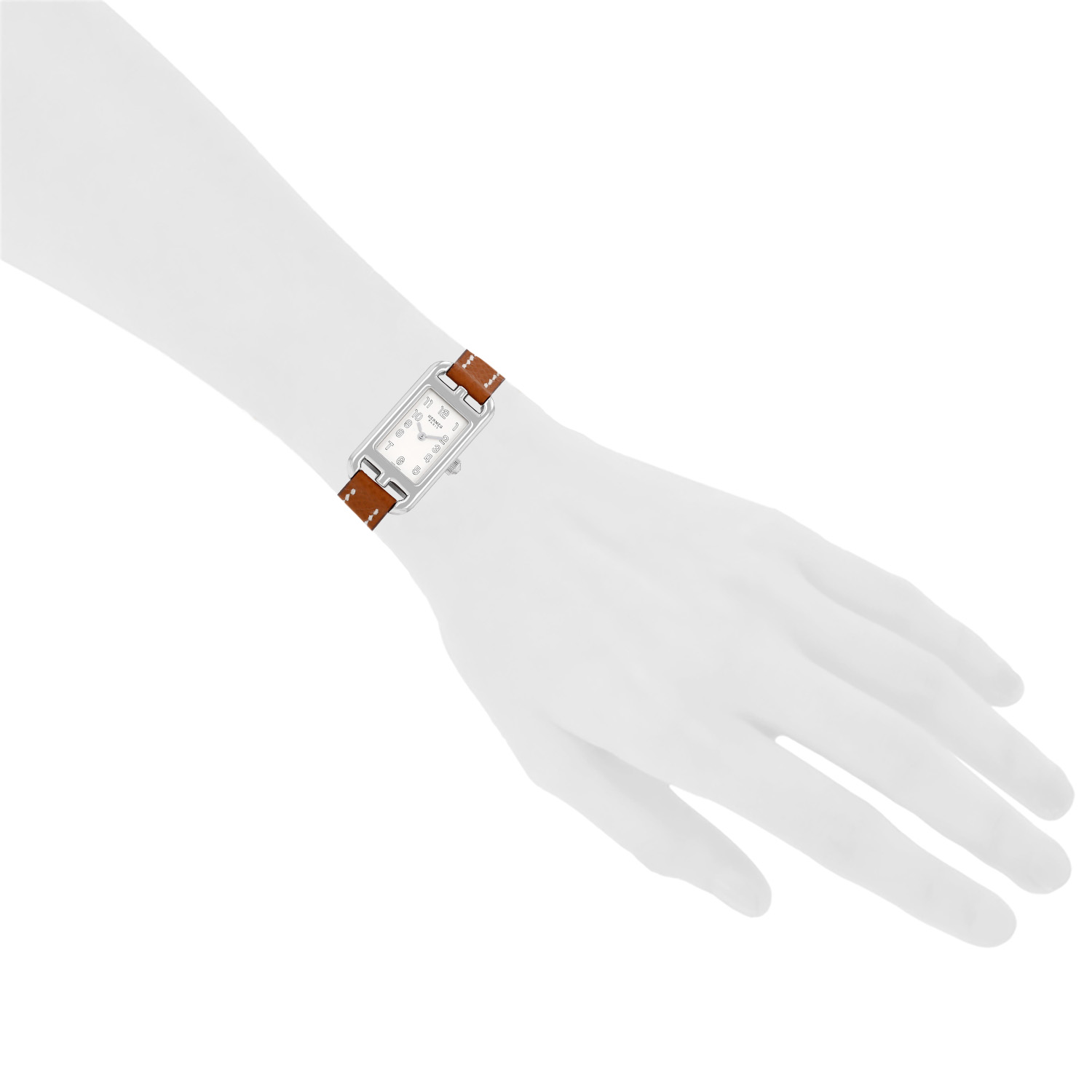 Reloj Hermès Cape Cod Nantucket, modelo pequeño, de acero. Ref.: Hermès - NA2.110. Alrededor de 2026 - Detail D1