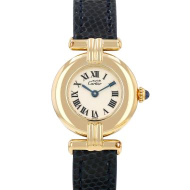 Reloj Cartier Must Colisée en vermeil. Ref.: Cartier - 590002. Hacia 1990