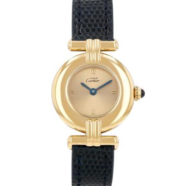 Reloj Cartier Must Colisée en vermeil. Ref.: Cartier - 590002. Hacia 1990