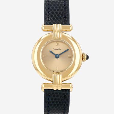 Montre Cartier Must Colisée en vermeil Ref: Cartier - 590002  Vers 1990