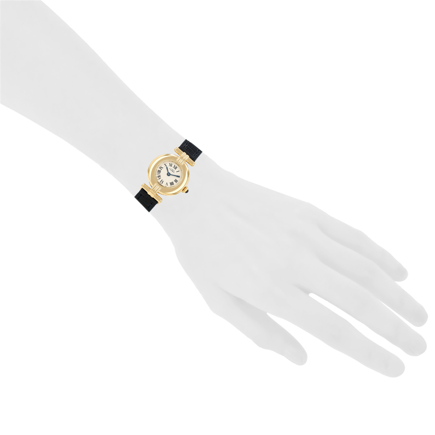Reloj Cartier Must Colisée en vermeil. Ref.: Cartier - 590002. Hacia 1990 - Detail D1