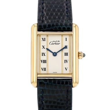 Montre Cartier Tank Must en vermeil Ref: Cartier - 366001  Vers 1990