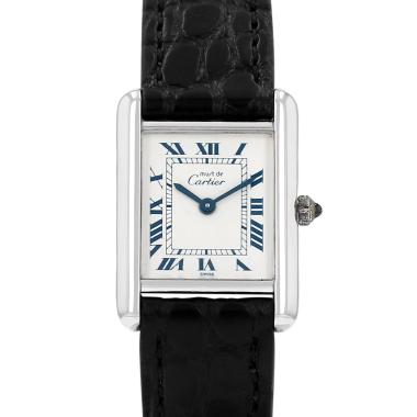 Cartier Tank Must watch in silver, Ref: Cartier - 666001  Circa 1990