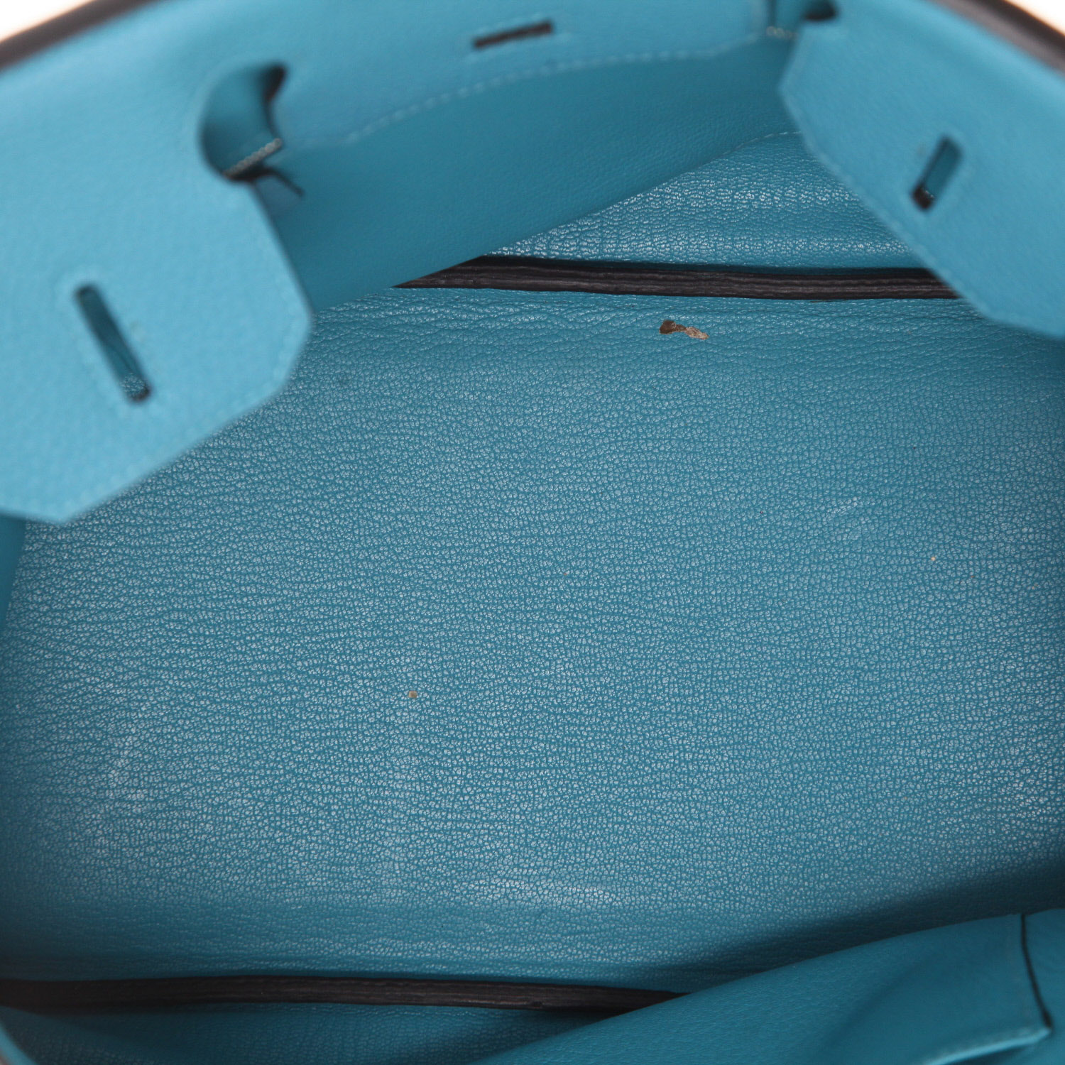 Hermès Birkin handbag, 30 cm, in blue Togo leather - Detail D3