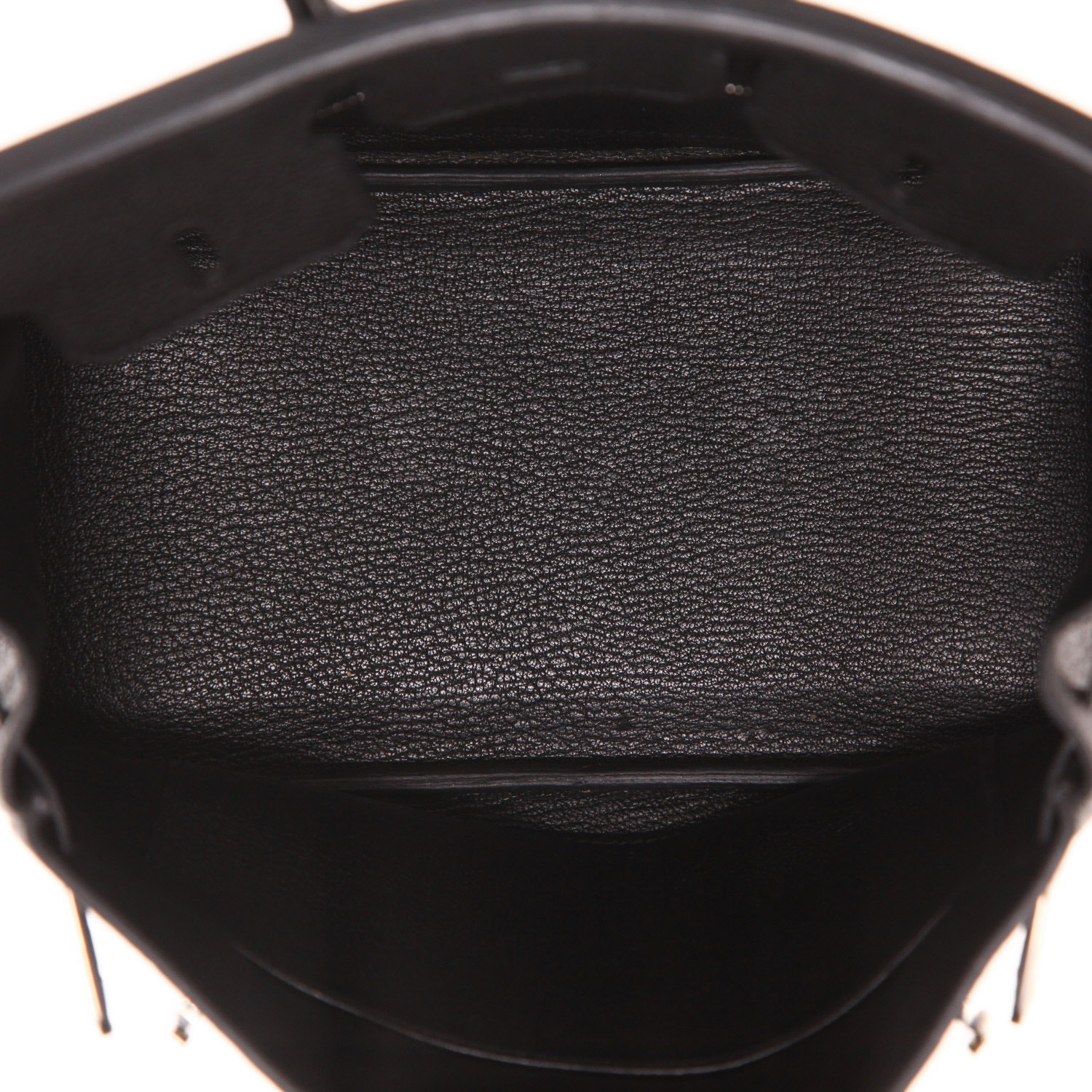 Sac à main Hermès  Birkin 25 cm en cuir togo noir - Detail D3