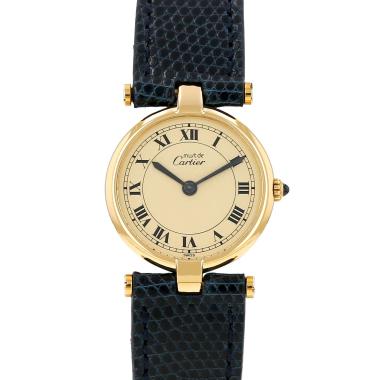 Cartier Must Vendôme small-sized watch in vermeil Ref: Cartier - 18  Circa 1990