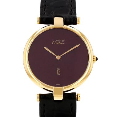 Cartier Must Vendôme watch, large model, in vermeil. Ref: Cartier - 17. Circa 1990