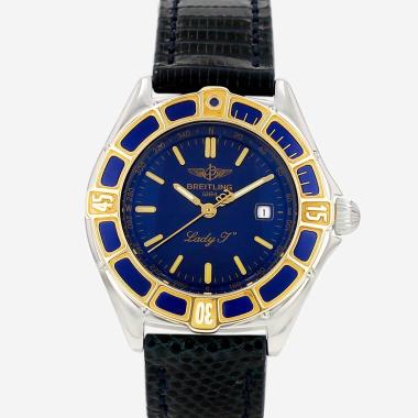 Montre Breitling Lady J Class en or et acier Ref: Breitling - D52065  Vers 1994