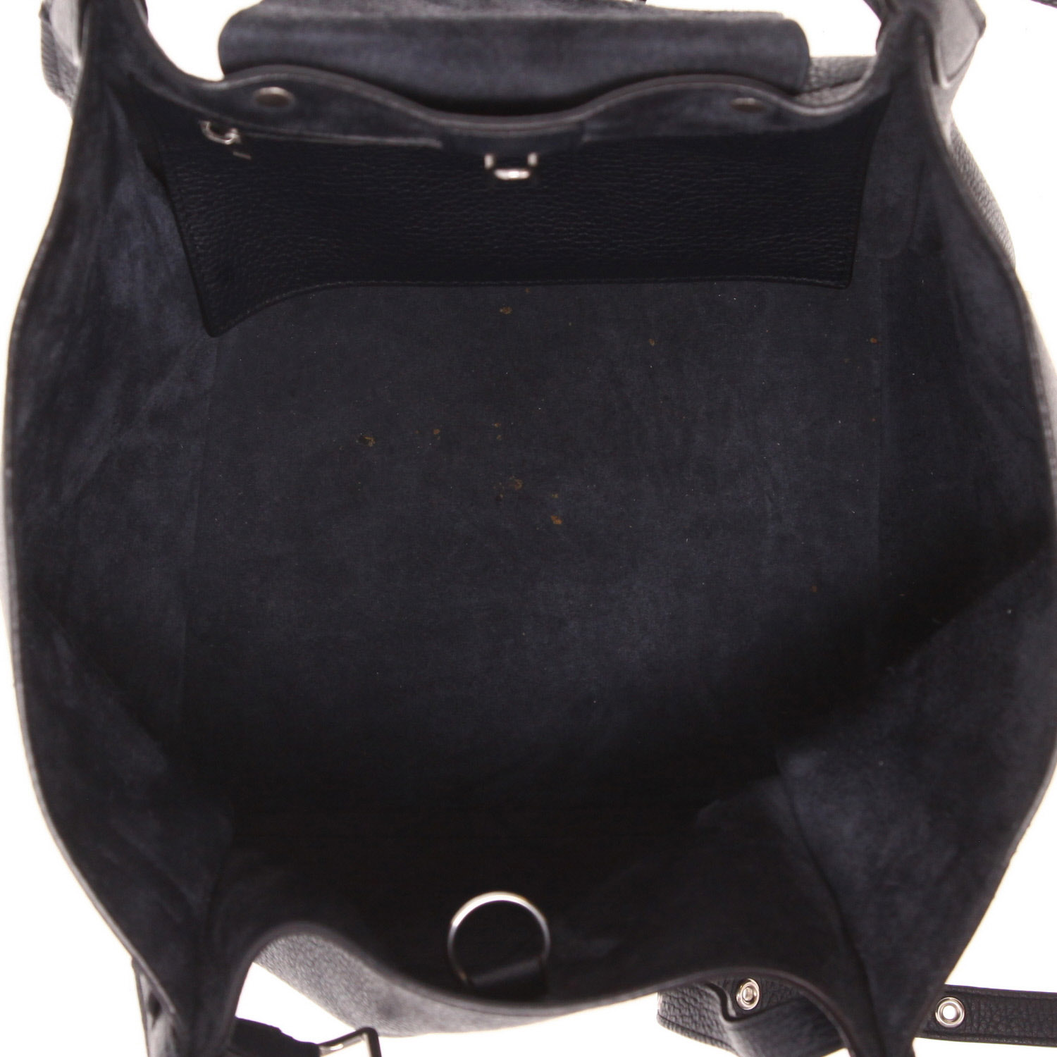 Bolso de mano Celine «Big Bag» de piel granulada Bleu Marine - Detail D3