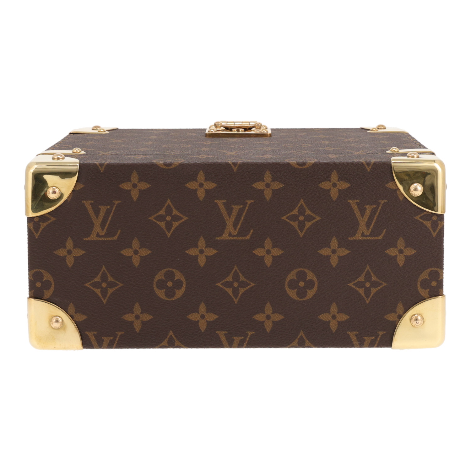 Louis Vuitton Vanity  Monogram canvas and natural leather perfume case - Detail D1