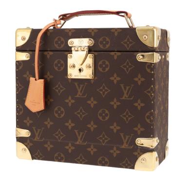 Louis Vuitton Vanity  Monogram canvas and natural leather perfume case