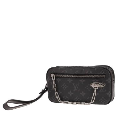 Pochette Louis Vuitton  Volga en toile monogram gris Graphite