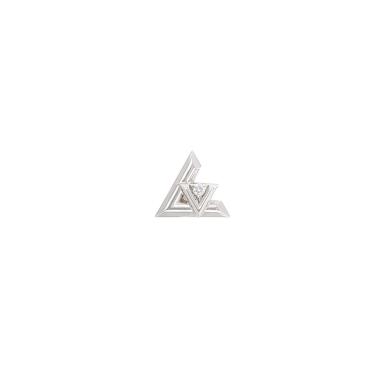 Louis Vuitton LV Volt One earring in white gold and diamonds