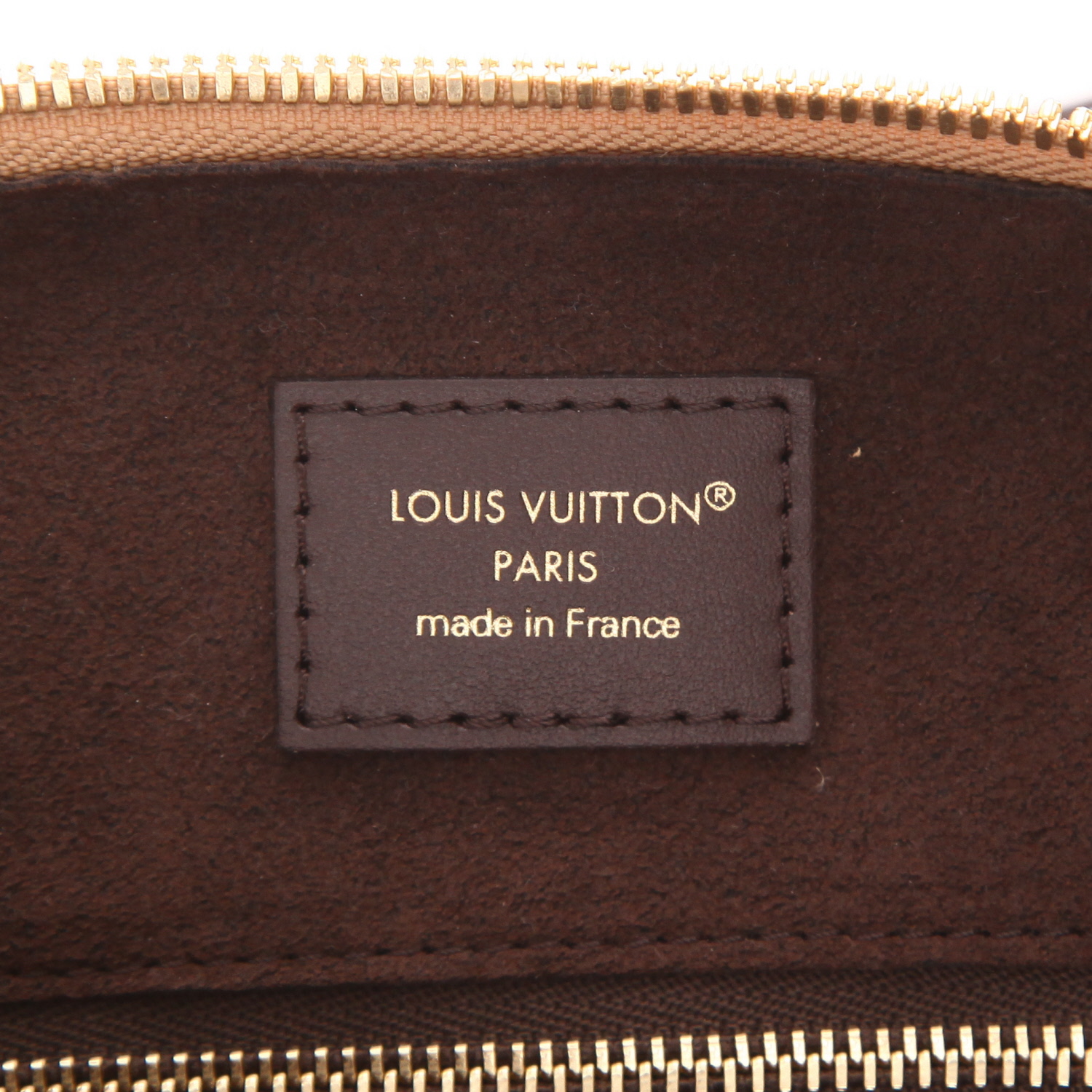 Louis Vuitton Speedy 25 handbag in brown suede calfskin and brown leather - Detail D2