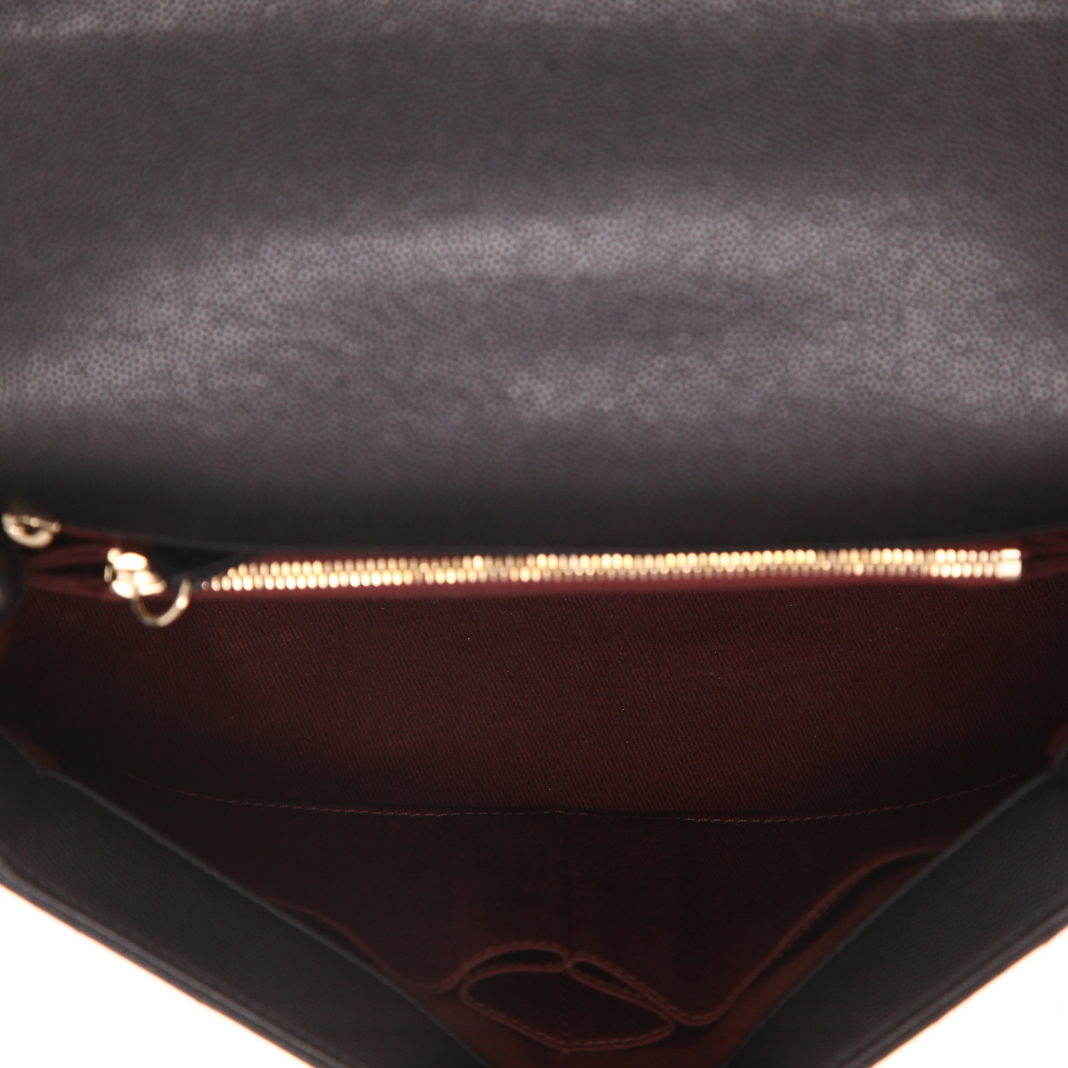 Borsa a tracolla Chanel  Coco Handle in pelle trapuntata a spina di pesce Noir - Detail D3