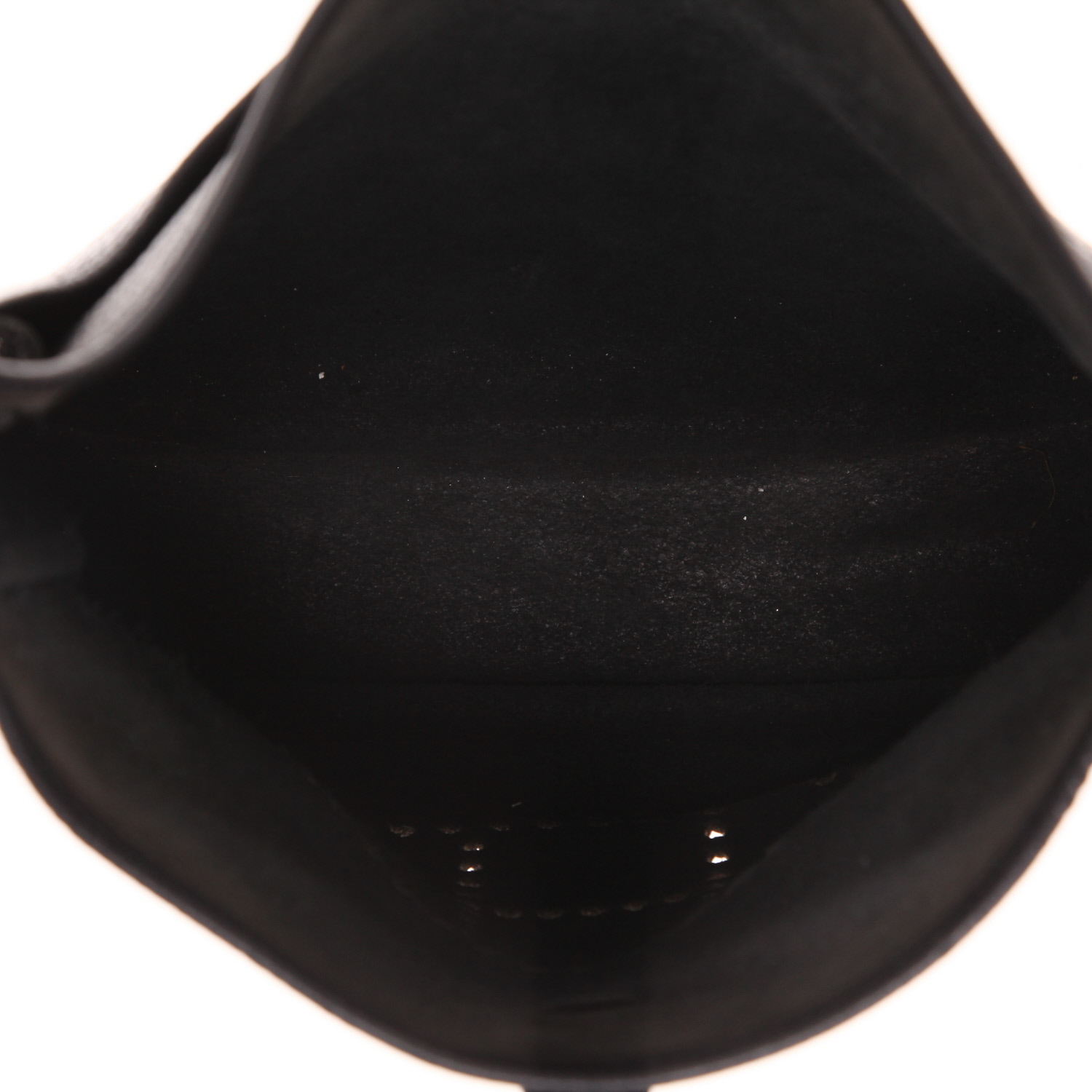 Hermès Evelyne 29 cm shoulder bag in black buffalo leather - Detail D3