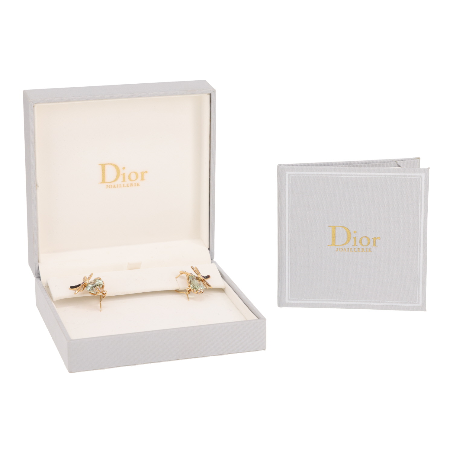 Coppia di fibbie Dior Gourmande in oro giallo, diamanti e pietre colorate - Detail D2