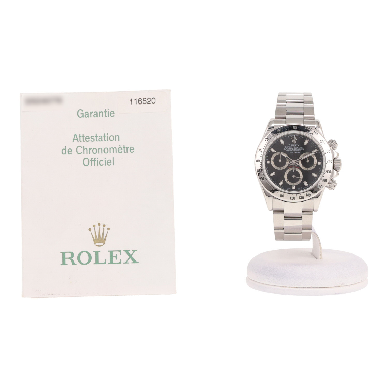 Reloj Rolex Daytona automático de acero, ref.: Rolex - 116520, alrededor de 2005 - Detail D2