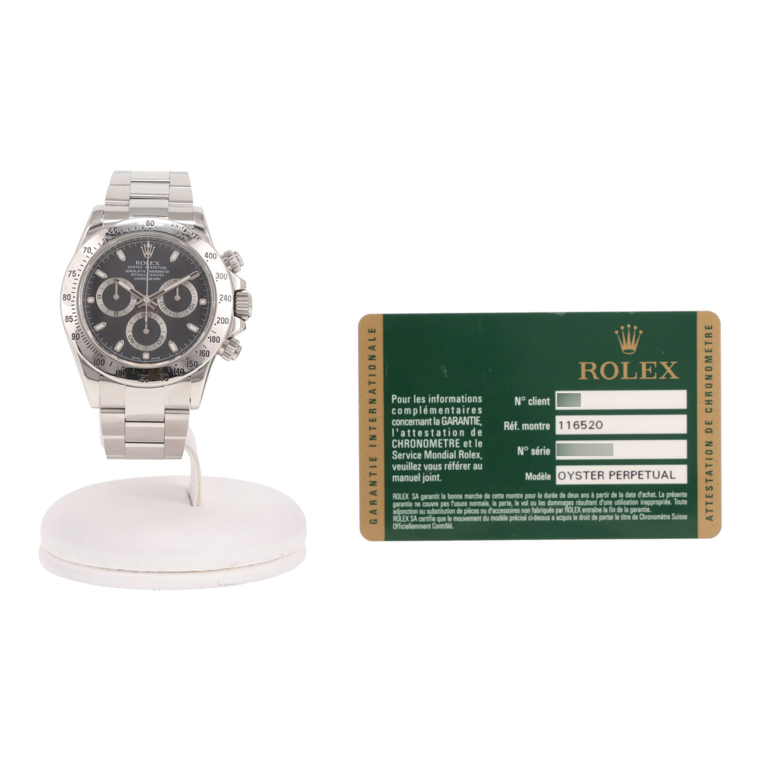 Reloj Rolex Daytona automático de acero, ref.: Rolex - 116520, hacia 2008 - Detail D2