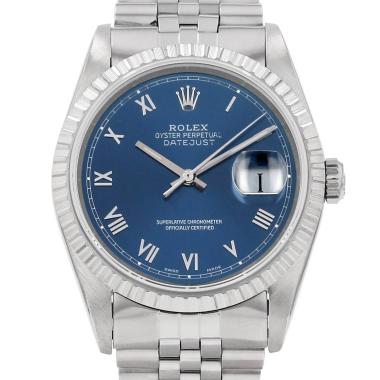 Montre Rolex Datejust en acier Ref: Rolex - 16220  Vers 1993