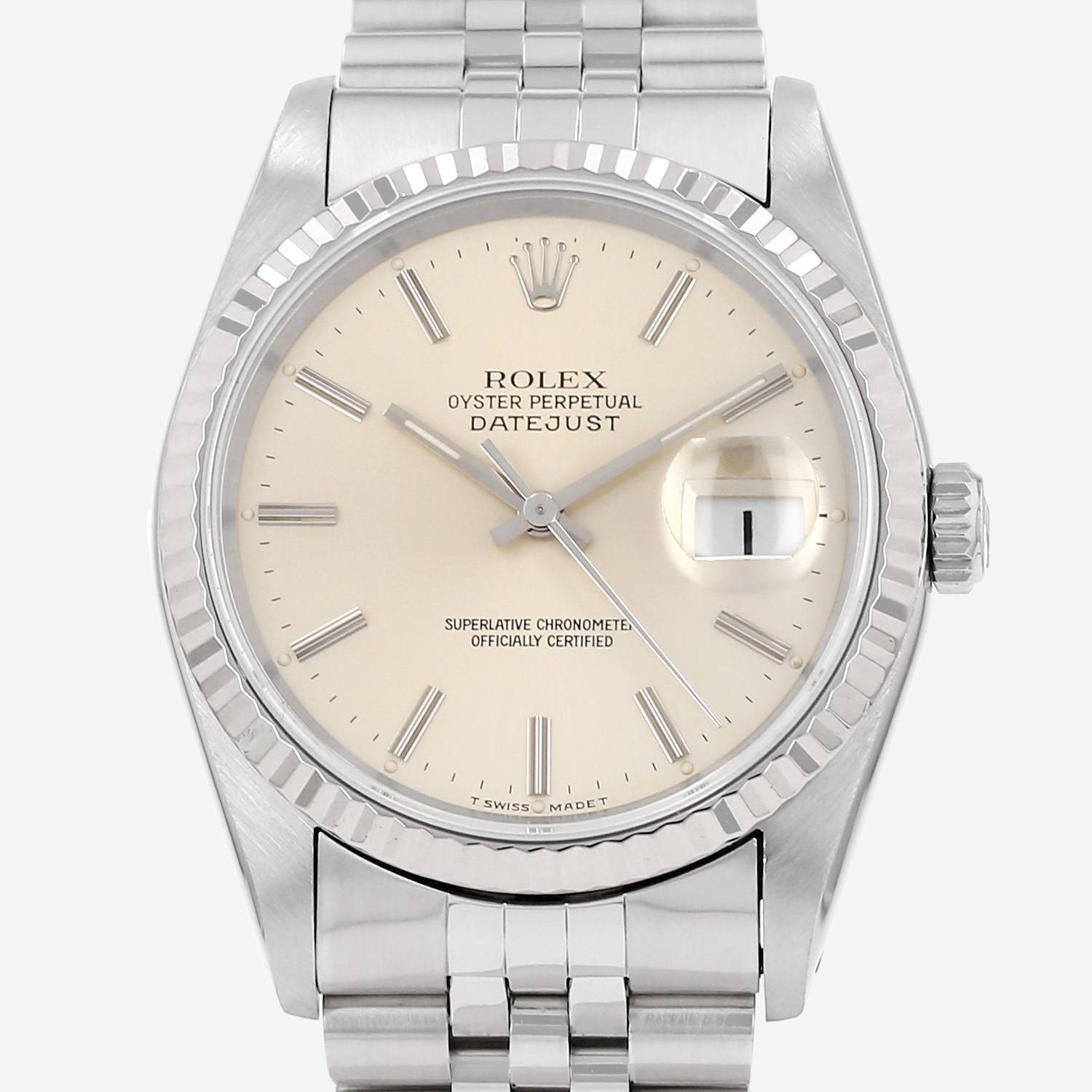 Rolex Datejust watch in gold and steel, Ref: Rolex - 16234 Circa 1991