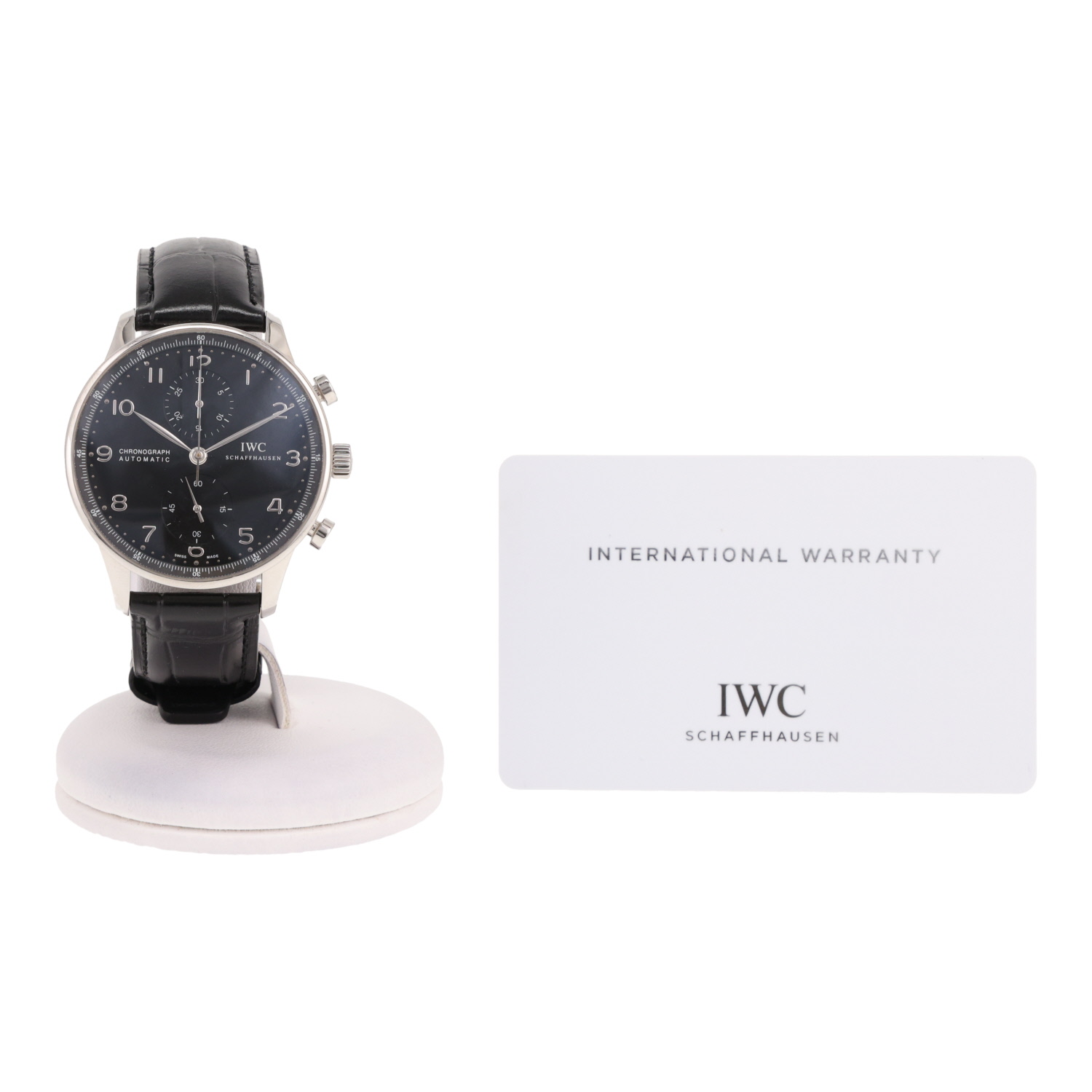 IWC Portuguese Chronograph watch in steel, Ref: IWC - 371447  Circa 2016 - Detail D2