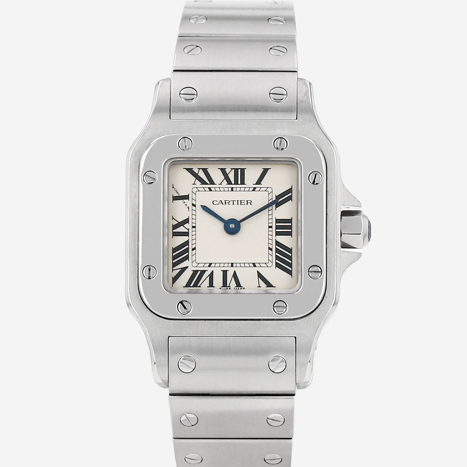 Cartier Santos small model watch in steel, Ref: Cartier - 1565, circa 2000