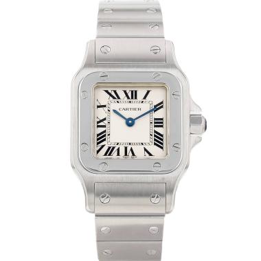 Cartier Santos small model watch in steel, Ref: Cartier - 1565, circa 1990