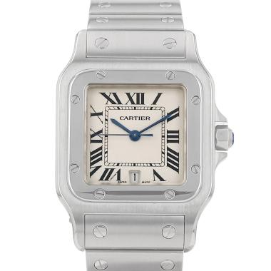 Medium-sized Cartier Santos watch in steel, Ref: Cartier - 1564, circa 2000