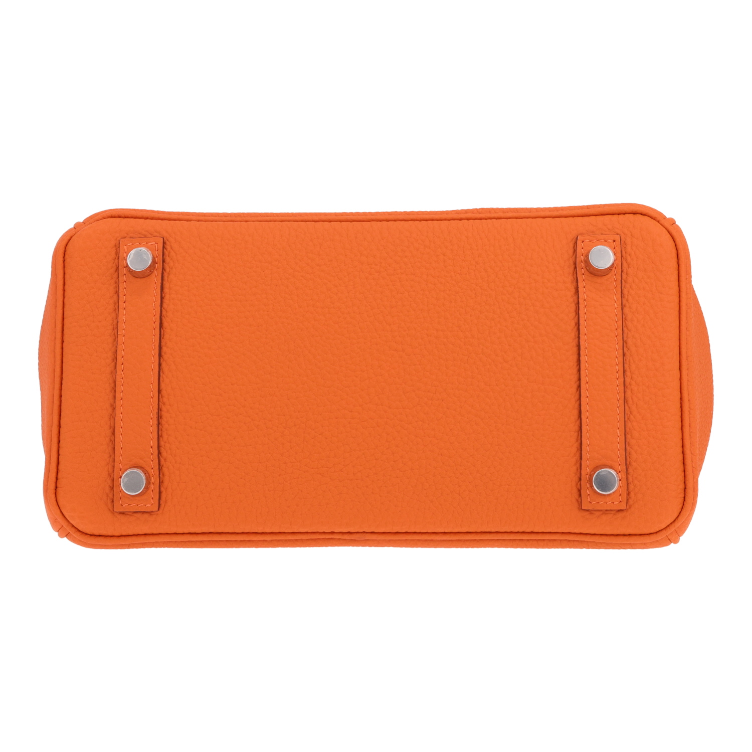 Hermès Birkin handbag, 25 cm, in Orange Togo leather - Detail D1