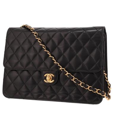 Sac à main Chanel  Mademoiselle en cuir matelassé noir