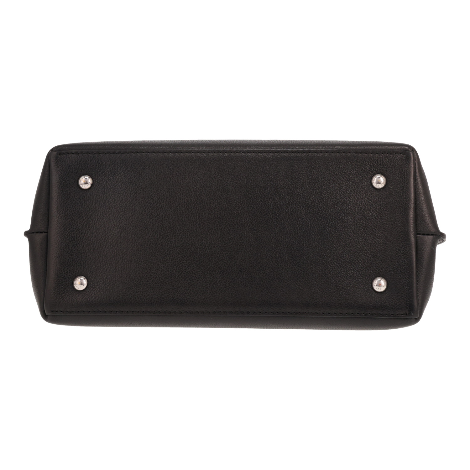 Louis Vuitton Lockme handbag in black leather - Detail D1