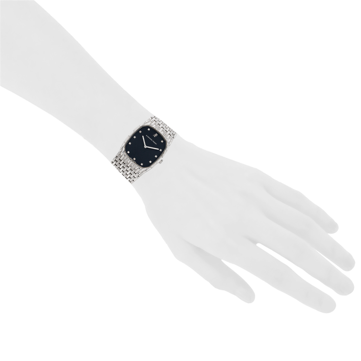 Montre Audemars Piguet Cobra en or blanc Vers 1980 - Detail D1