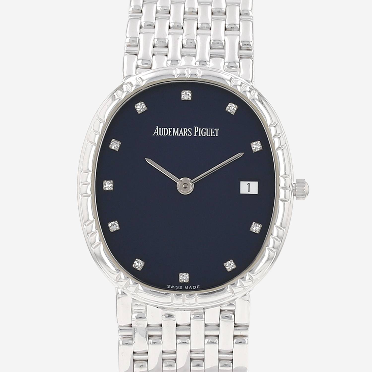 Audemars Piguet Cobra watch in white gold, circa 1980